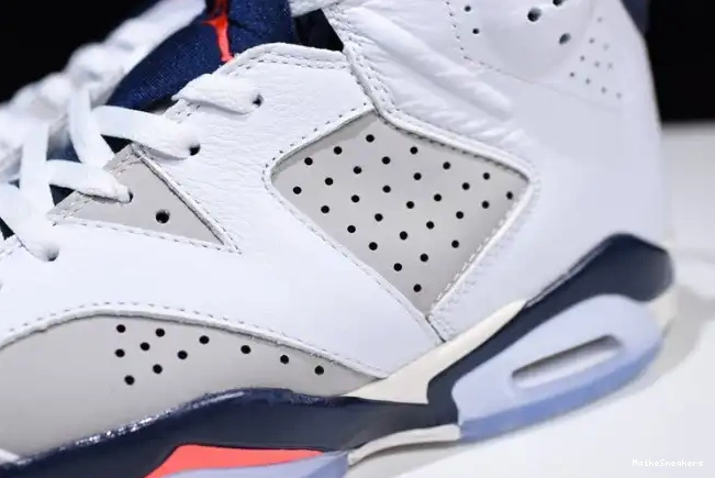 MaikeSneakers Retro White Jordan Grey-Sail 23-Neutral Infrared Tinker 384664-104 6 Air 0421